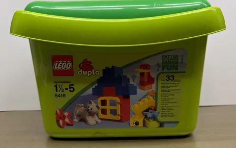 LEGO Duplo 5416 My First Set Complete Retired 33 Pc Storage Bin New Sealed
