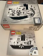 LEGO Disney Mickey Mouse: Steamboat Willie (21317) Retired set; Missing Minnie