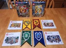 LEGO Harry Potter Hogwarts House Banner Collection 76409, 76410, 76411, 76412