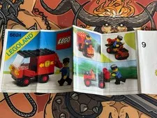 LEGO 1983 Delivery Van Set Instructions 6624 - Complete (007) Vintage