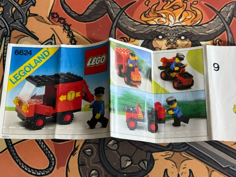 LEGO 1983 Delivery Van Set Instructions 6624 - Complete (007) Vintage