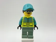 LEGO CITY Part cty1573 - Paramedic, female w/ hat and ponytail, gloves - NEW!!