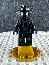 LEGO Marvel Spider-Man Noir SH0614 Black Suit Fedora Rare Minifigure