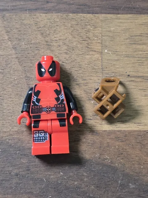 LEGO Marvel X-Men sh0032 Deadpool Minifigure 6866 Note
