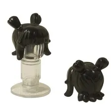 5x LEGO Minifigure Hair Space Buns Widow's Peak Fringe