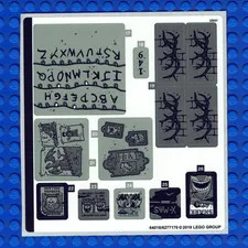 New LEGO Stranger Things The Upside Down 75810 Sticker Sheet #2 Qty 1