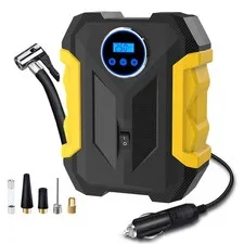Carsun Digital Air Compressor For Car Auto Pump Portable Tire Inflator Led