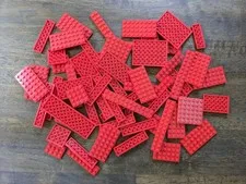 Lot of large LEGO Plates - Red - many sizes