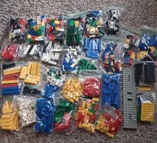 Lego Pieces VINTAGE - USED, 300+ Bricks, Flats, Slopes, Bridges & Specialty Pcs.