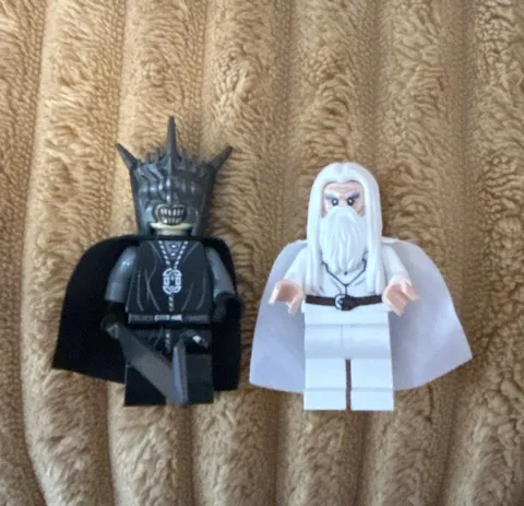 Lego LOTR Mouth of Sauron and Gandalf the White from set 79007