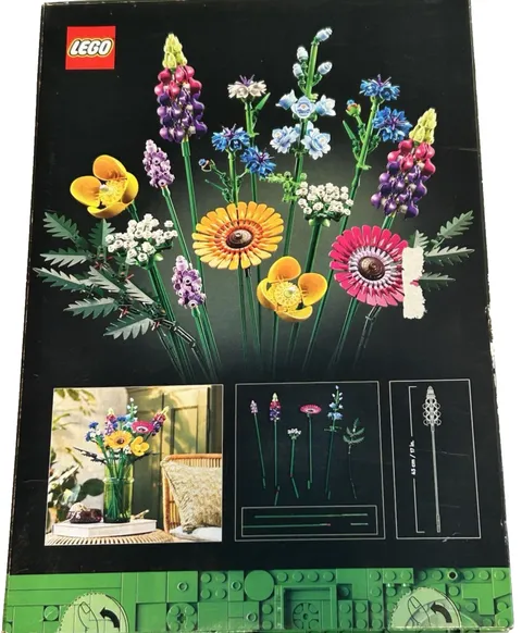 LEGO Icons Botanical Collection New Wildflower Bouquet Building Set 10313