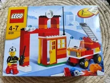 Lego 6191 Fire Station Fire Fighter Building Set New Sealed Box 