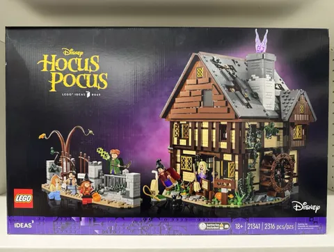 LEGO Ideas Disney Hocus Pocus Sanderson Sisters' Cottage 21341 2316 pcs 18+ Box