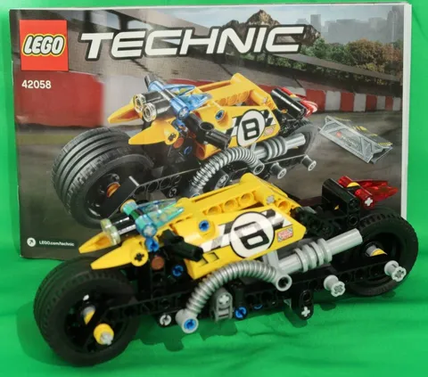 LEGO Technic Stunt Bike 42058 Missing Some Parts and Alternative Parts Used