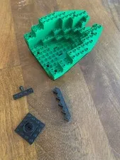 Lego Boat Hull Small Stern 14 x 12 x 5 1/3 with Green Top 6052 for 6250