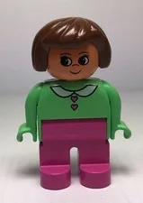 Lego Duplo Female Mom Nanny Parent Figure from Set 2787 Sleepy Dreams Nursery