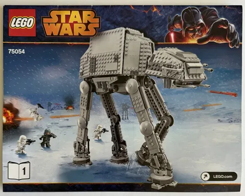 Lego Star Wars MANUAL ONLY 75054 Imperial Walker - Book 1 -  Excellent Condition