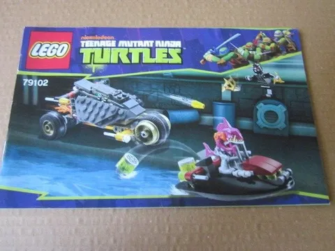 Lego Teenage Mutant Ninja Turtles Building Instructions Instruction 79102