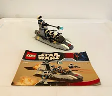 LEGO Star Wars 7668 Rebel Scout Speeder Complete w/ Instructions No Box