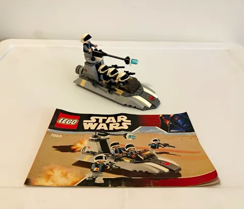 LEGO Star Wars 7668 Rebel Scout Speeder Complete w/ Instructions No Box