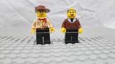 Lego Desert Explorers Harry Cane Johnny Thunder Minifigures