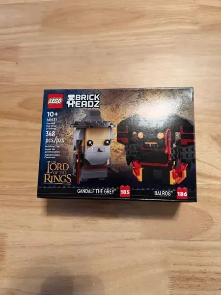 LEGO BrickHeadz Gandalf the Grey and Balrog 40631 348 pcs - New Sealed