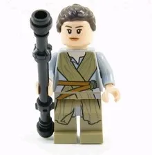 NEW LEGO® Star Wars Rey Minifigure Dark Tan Robe 75148 sw0677