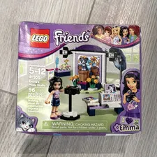 LEGO Friends Emma's Photo Studio 41305 96pc Box Set w/ Emma Ages 5-12