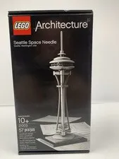 LEGO Architecture Seattle Space Needle 21003 Complete Set Box Instructions 57pcs