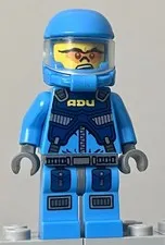 LEGO Alien Conquest ADU Soldier Minifigure Blue Helmet 7051 7052 hq002 Genuine