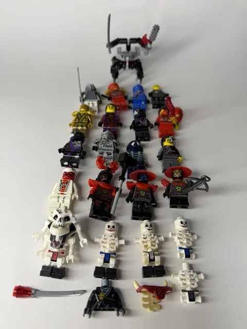 LEGO Ninjago Masters of Spinjitzu Huge Minifigure Bundle Lot