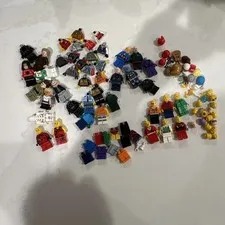 LEGO Minifigure Parts Lot - Mixed Heads Torsos Legs Accessories