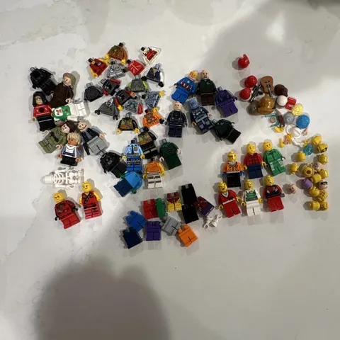 LEGO Minifigure Parts Lot - Mixed Heads Torsos Legs Accessories