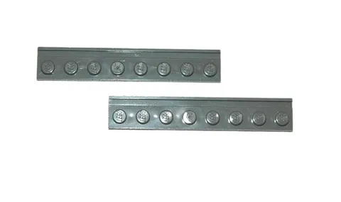 2 Lego® TRAIN Railway 9V 12V RC Slide Guide Rail 8x1 DARK GREY
