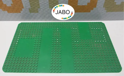 (R3/PB 24) LEGO 809 Plate 24x40 Green 360 Gravel Quarry 580 Brick Yard