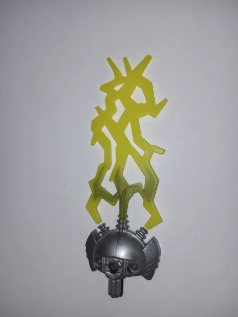 1 Bionicle Lego 87812pb01 Hero Factory Weapon Triple Lightning Trans-Green Bolt
