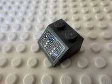 LEGO Slope 45 2 x 2 with Control Panel with Vertical Rows of Buttons 3039pb156
