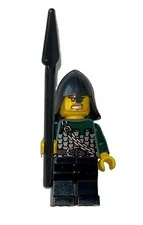 LEGO Kingdoms Dragon Knight Chainmail Minifigure (cas485) Bared Teeth, from 7188