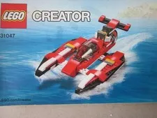 Lego Building Instructions Instruction Creator 31047 Speedboat Red