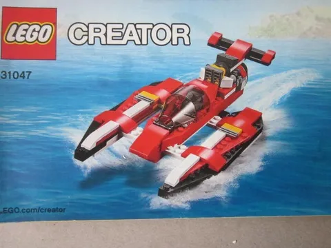 Lego Building Instructions Instruction Creator 31047 Speedboat Red