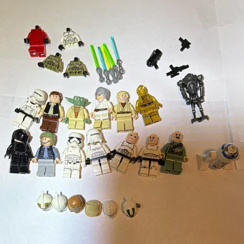 LEGO Star Wars Minifigure Lot Darth Vader Yoda C-3PO R2-D2 Stormtrooper, etc