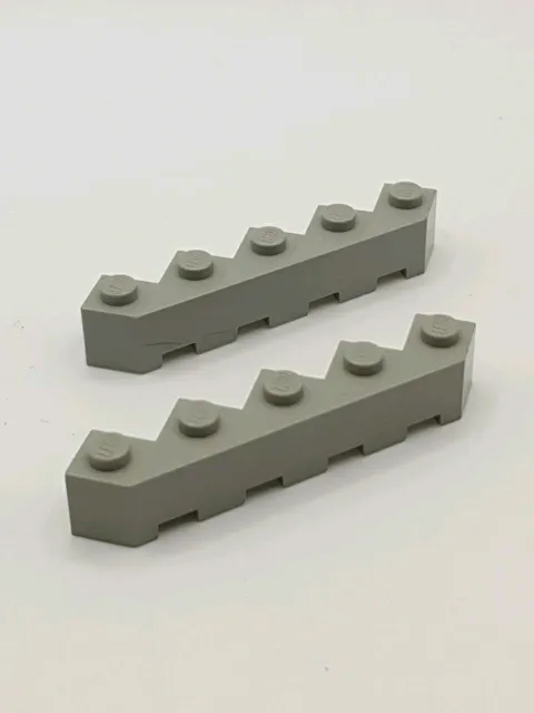 LEGO ® 6107 diagonal brick corner brick old light gray from 6090 6763 6079 6097 - 2 pieces