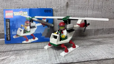LEGO Town: Stunt Copter (6515) Complete w/ Manual & Minifig