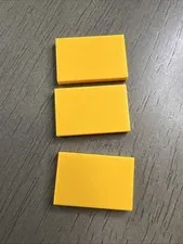 LEGO 26603 Bright Light Orange Tile 2x3 - 3 Pieces