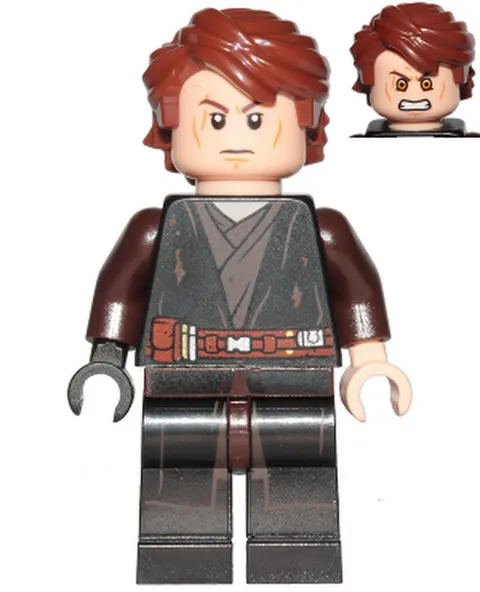 LEGO [No Color/Any Color] Anakin Skywalker (Dirt Stains) sw1083 Used Genuine
