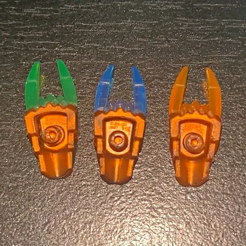 LEGO Ninjago Time Blades Lot Blue Green Orange Weapons Accessories