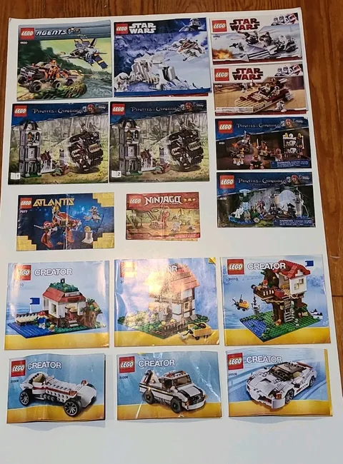 Lot of 35 LEGO Instruction Manuals ONLY Used ~NO lego bricks pieces