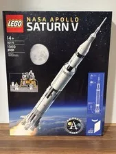 LEGO Ideas NASA Apollo Saturn V 92176 Complete Set 1969 pcs Age 14+ Sealed!