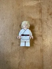 Lego Star Wars Luke Skywalker (Tatooine, White Legs, Stern / Smile Face Print)