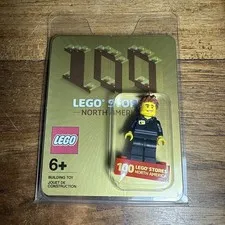 LEGO 46AB8 100th North America Stores Minifigure & Brick New GWP Rare HTF